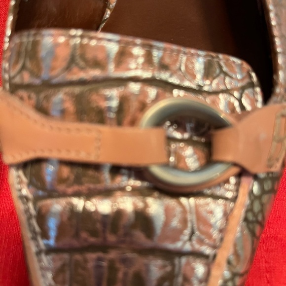 Donald J. Pliner Couture Women's Croc Blush Slingback Heels - Picture 9 of 10